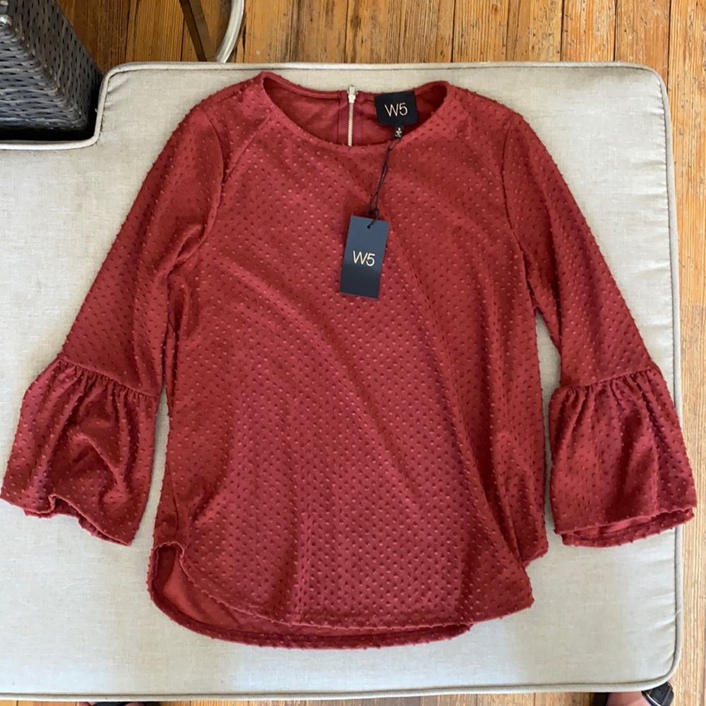 Blouse with Flare Sleeves